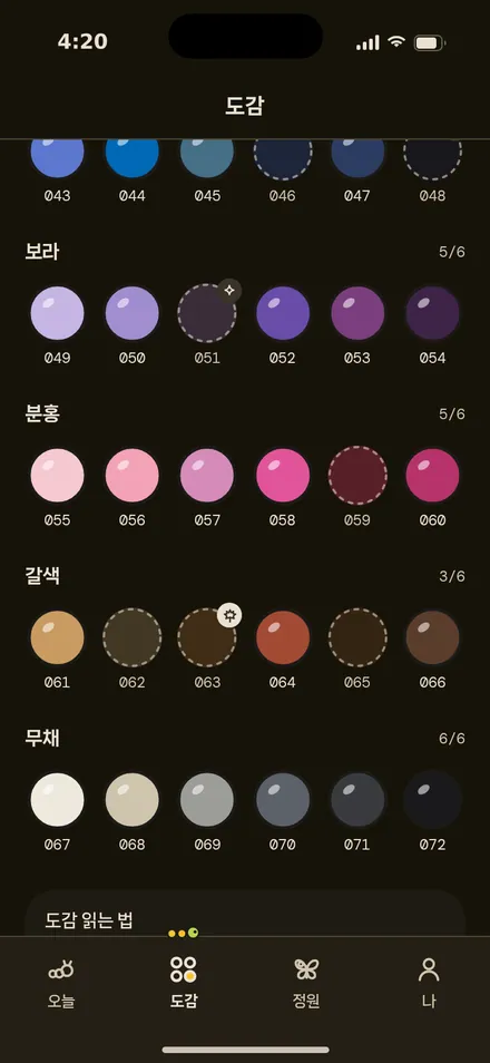 도감 · 아래