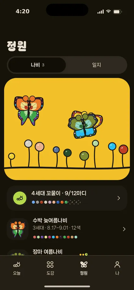 정원 · 나비