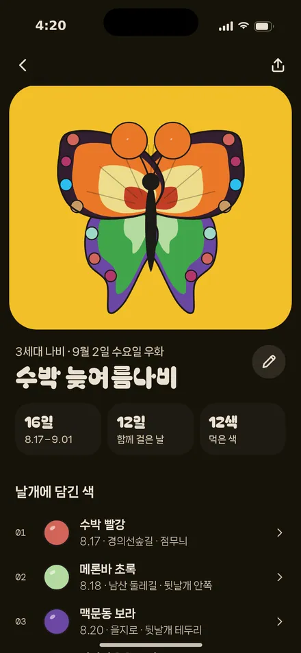 나비 상세