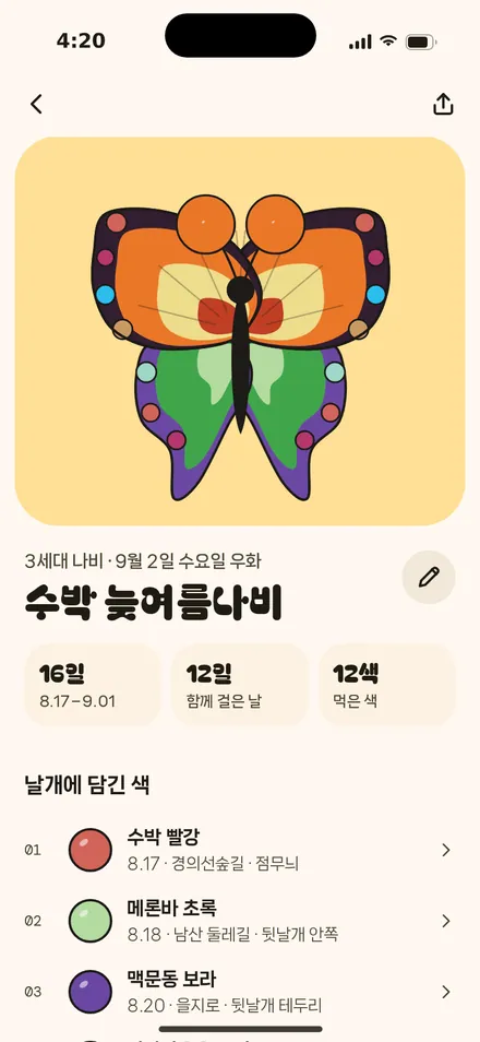 나비 상세