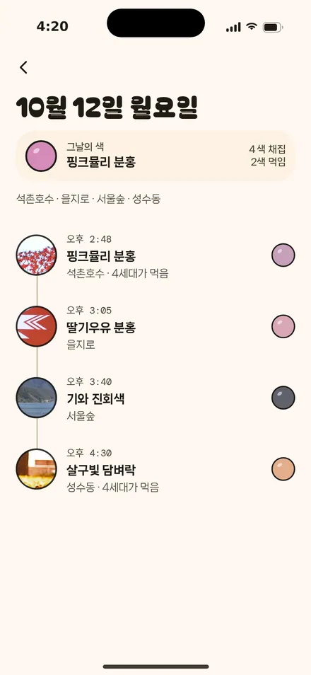 하루 기록